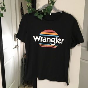 Wrangler Black T-shirt sz S